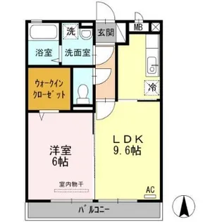 i・パラッツオ【2階】の間取り