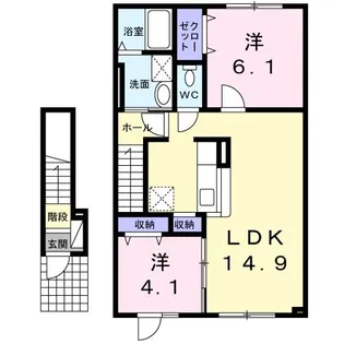 ラビアータ【2階】の間取り
