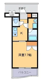 ジュネスマンション【3階】の間取り