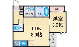 Grandtic Moralis N【1階】の間取り
