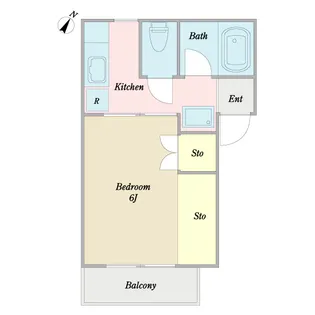 メゾンドール【2階】の間取り