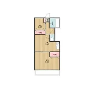 レジデンス丸新【3階】の間取り