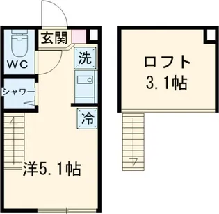 ハーモニーテラス上板橋II【1階】の間取り