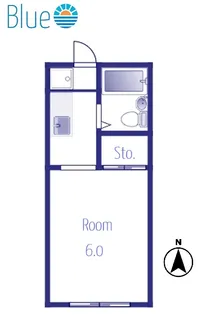 マリンライフ東海岸【1階】の間取り