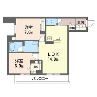 リーフ双葉町【3階】の間取り