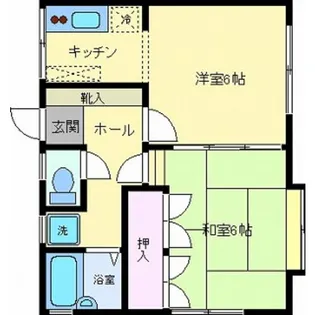 ブルーオーシャン【2階】の間取り