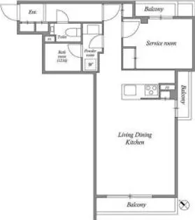 東京都練馬区豊玉北2【マンション】の間取り