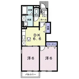 新潟県長岡市曲新町2【アパート】の間取り