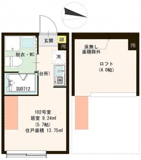 ハーモニーテラス練馬春日町【1階】の間取り