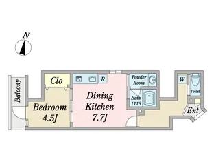 アヴァンセ西瑞江【1階】の間取り