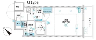 フェニックス横濱関内BAY GAIA【2階】の間取り