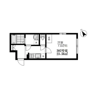 東京都品川区荏原1【マンション】の間取り