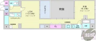 プレシャス二日町【3階】の間取り