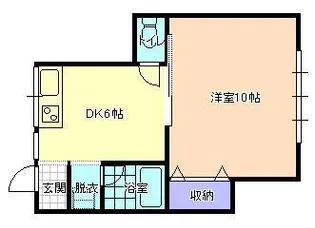 ハイム大森【1階】の間取り