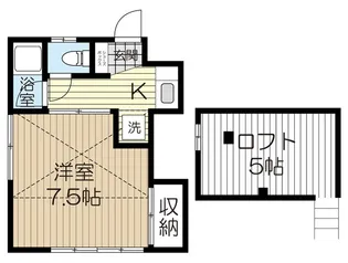 スワンレイクK【2階】の間取り