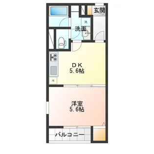 石川台コーポラス【4階】の間取り