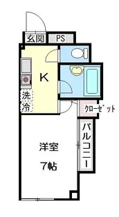 ビジネスステーション御所【3階】の間取り