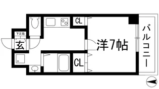 サウスヒルズ【3階】の間取り