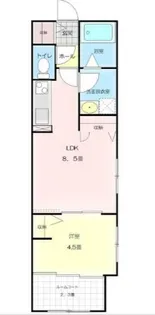 GrandEspoir長町弐番館【1階】の間取り