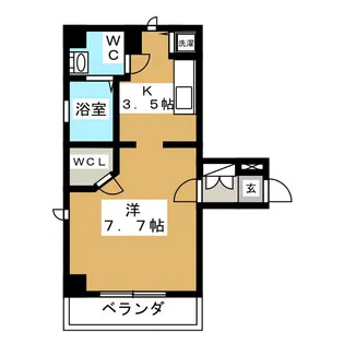 selena【5階】の間取り