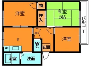 パストラル【2階】の間取り