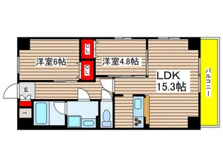 GRAN DUKE千代田【10階】の間取り