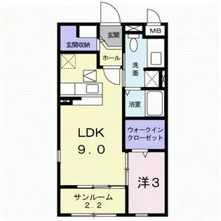 フィオーレ本郷【1階】の間取り