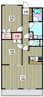 メゾン花小路【1階】の間取り