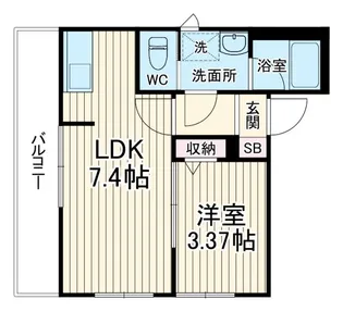 ルミエール朝霞台【3階】の間取り