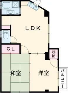 山惣マンション【4階】の間取り