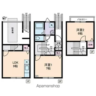 東京都武蔵野市関前4【一戸建】の間取り