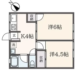 神奈川県横浜市瀬谷区相沢6【アパート】の間取り