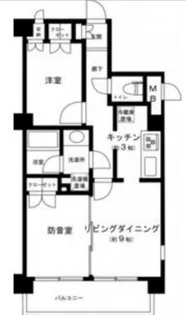 ウィンドシティ東府中【4階】の間取り