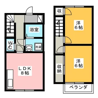 ハイツみつくだ【1階】の間取り