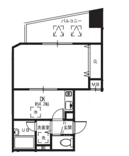 POWER HOUSE/BH【8階】の間取り