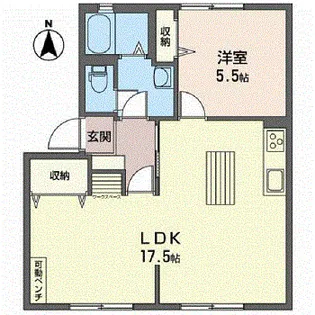 スプラウトハイツ【1階】の間取り