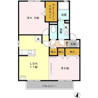 埼玉県さいたま市西区大字西遊馬【アパート】の間取り