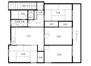 山根アパート【2階】の間取り