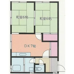 コーポユカ【1階】の間取り