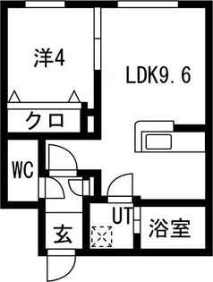 ASTER MISONO(アステール ミソノ)【2階】の間取り