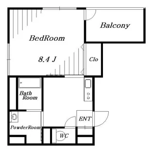 千葉中央・大庄マンション【3階】の間取り