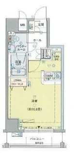 ヴェルト南千住【3階】の間取り