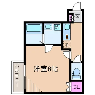神奈川県川崎市中原区木月3【アパート】の間取り