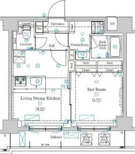 ラフィスタときわ台【1階】の間取り
