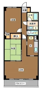 アプリコットヒル【3階】の間取り