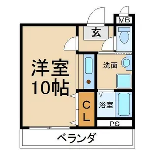 ツインヒルズ【4階】の間取り