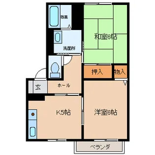 フレグランスS【2階】の間取り