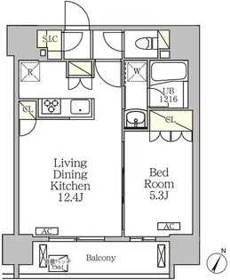 ジオエント白金台【11階】の間取り