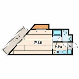 神奈川県横浜市鶴見区市場大和町【マンション】の間取り