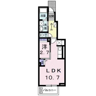 ブルーパイン III【1階】の間取り